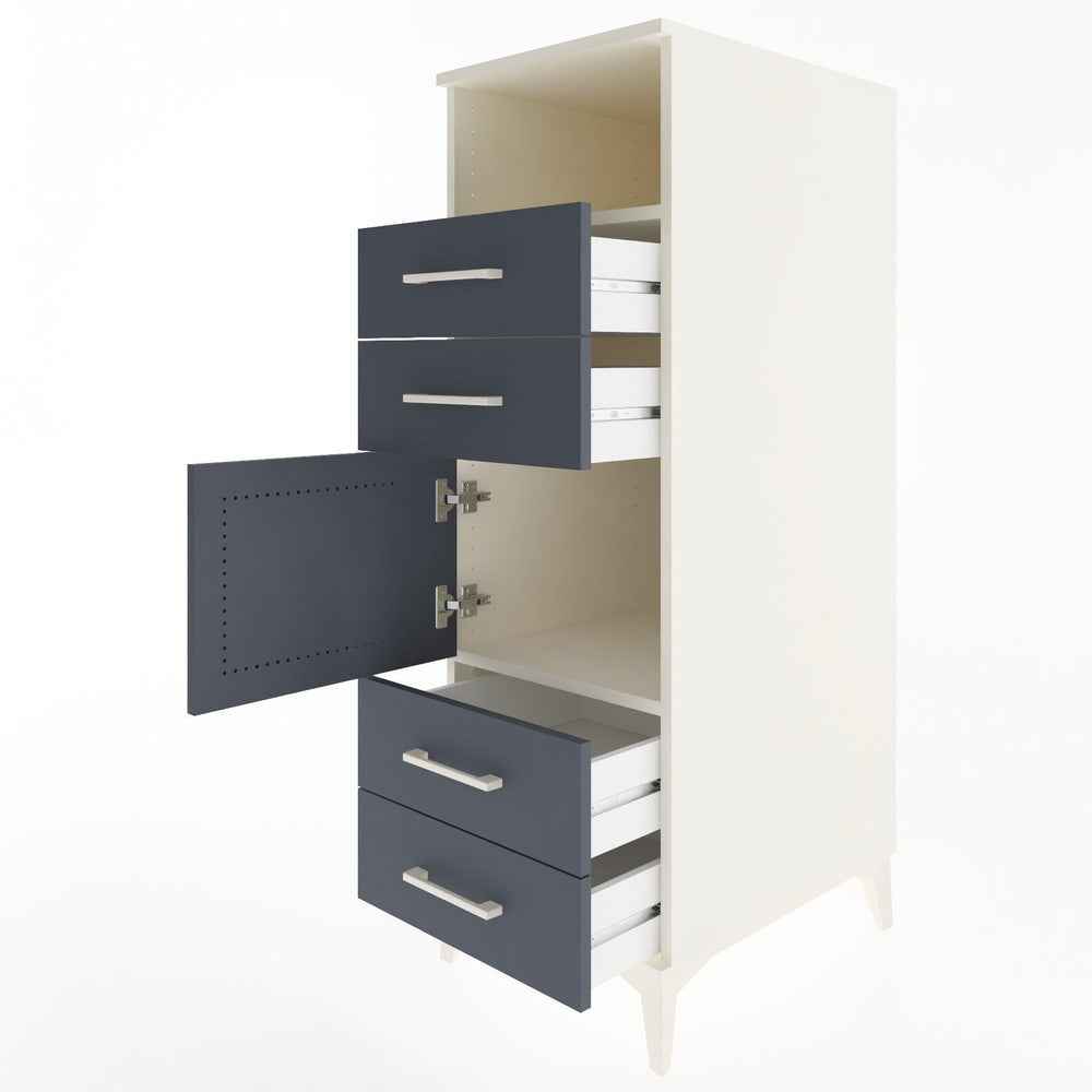 Woodntry Modular Cabinet Moonstone 44x30x122 cm Functional F54-1