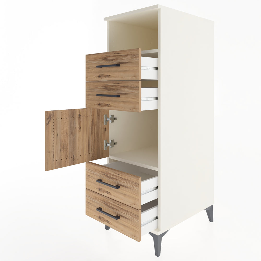 Woodntry Modular Cabinet Moonstone 44x59x122 cm Functional F54-1