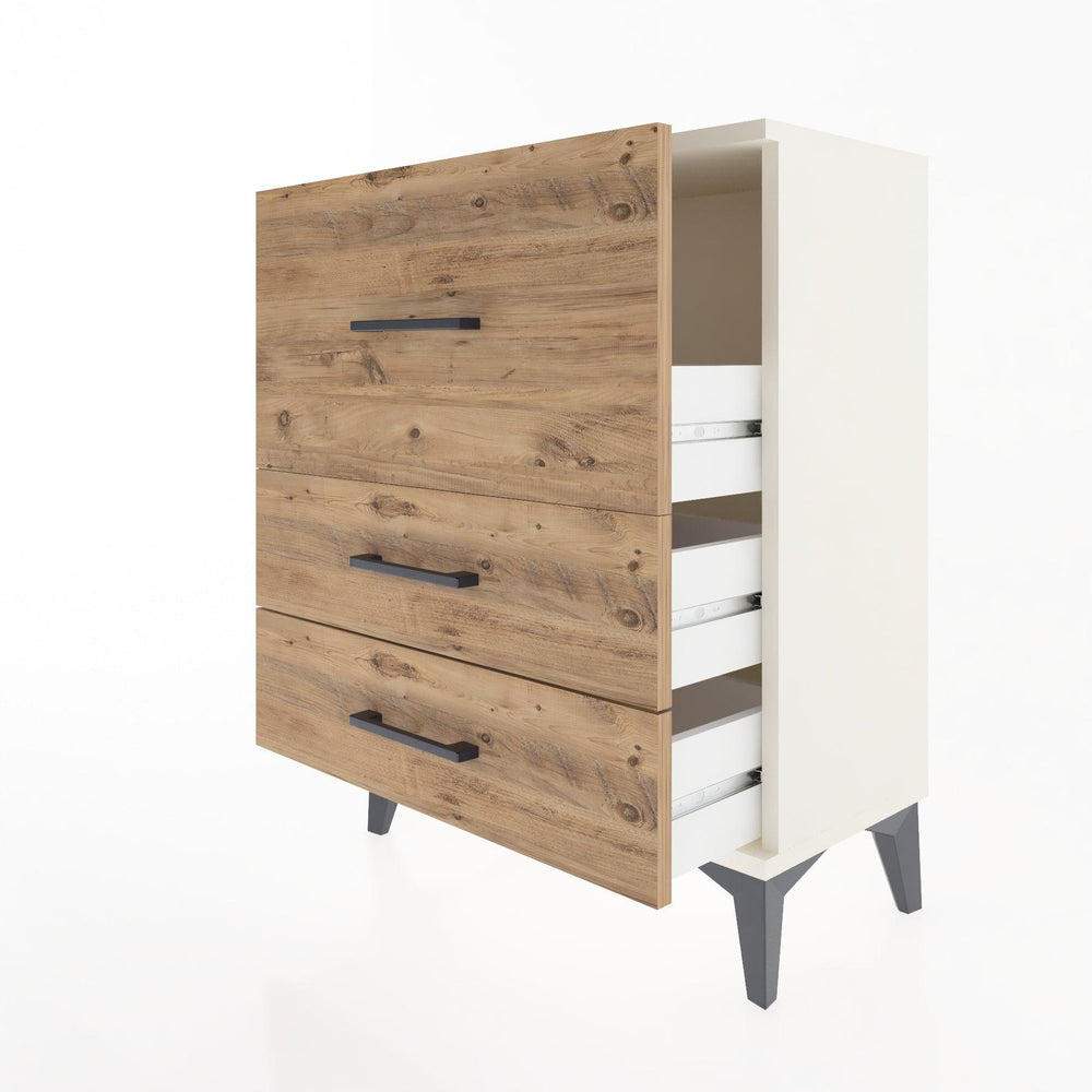 Woodntry Modular Nightstand Moonstone 60x30x68 cm Drawer C4-1