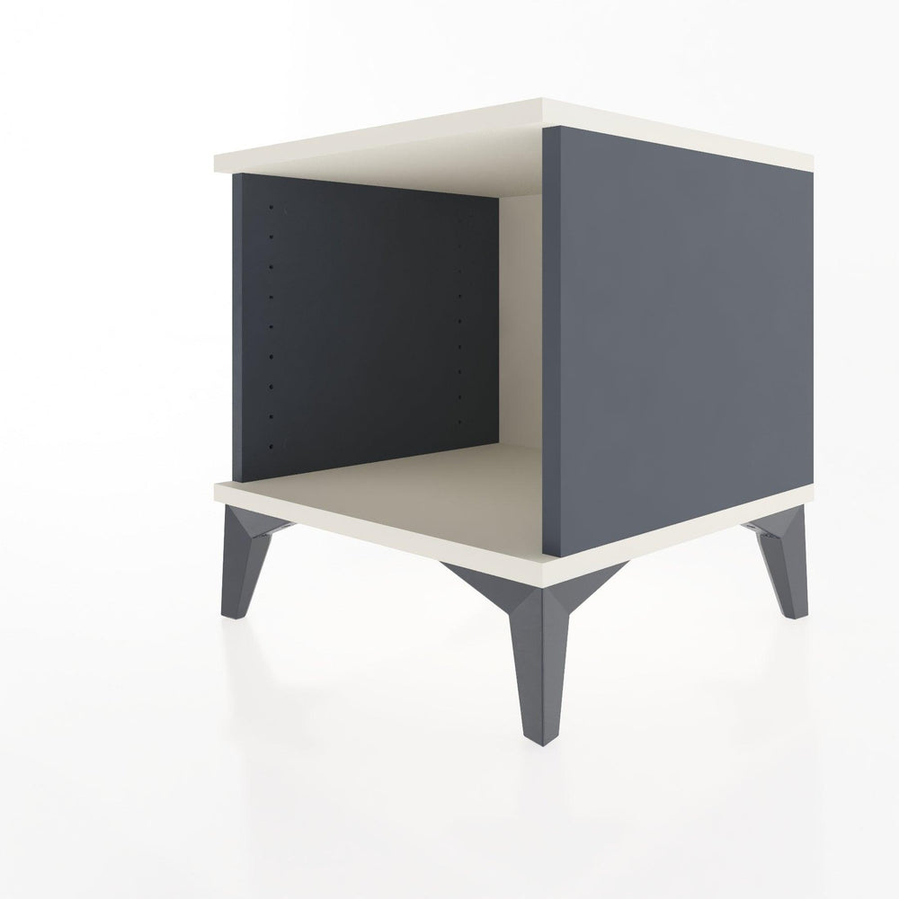 Woodntry Modüler Komodin Antrasit 44x44x36 cm Raflı R4-2