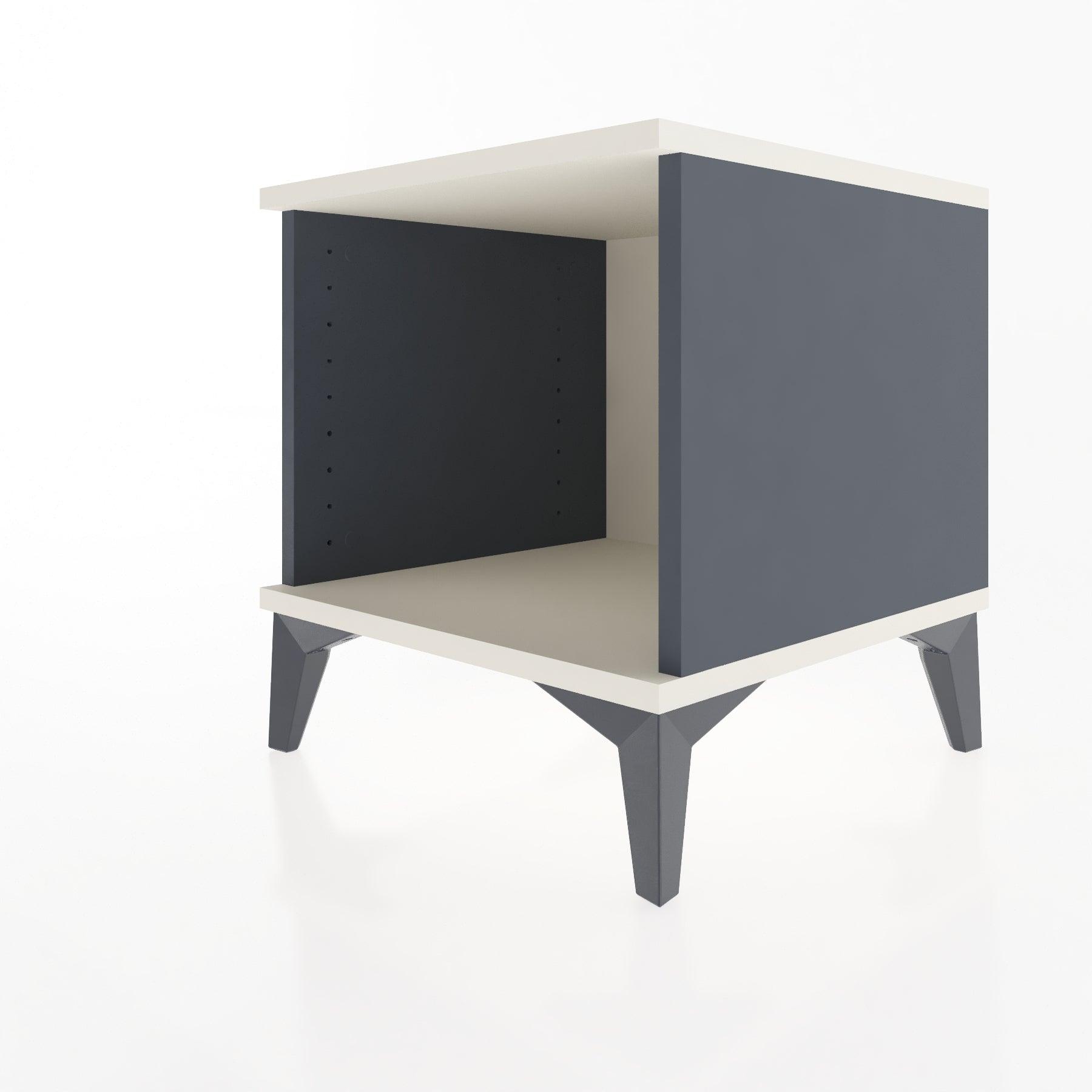 Woodntry Modular Nightstand Anthracite 44x44x36 cm Shelf R4-2