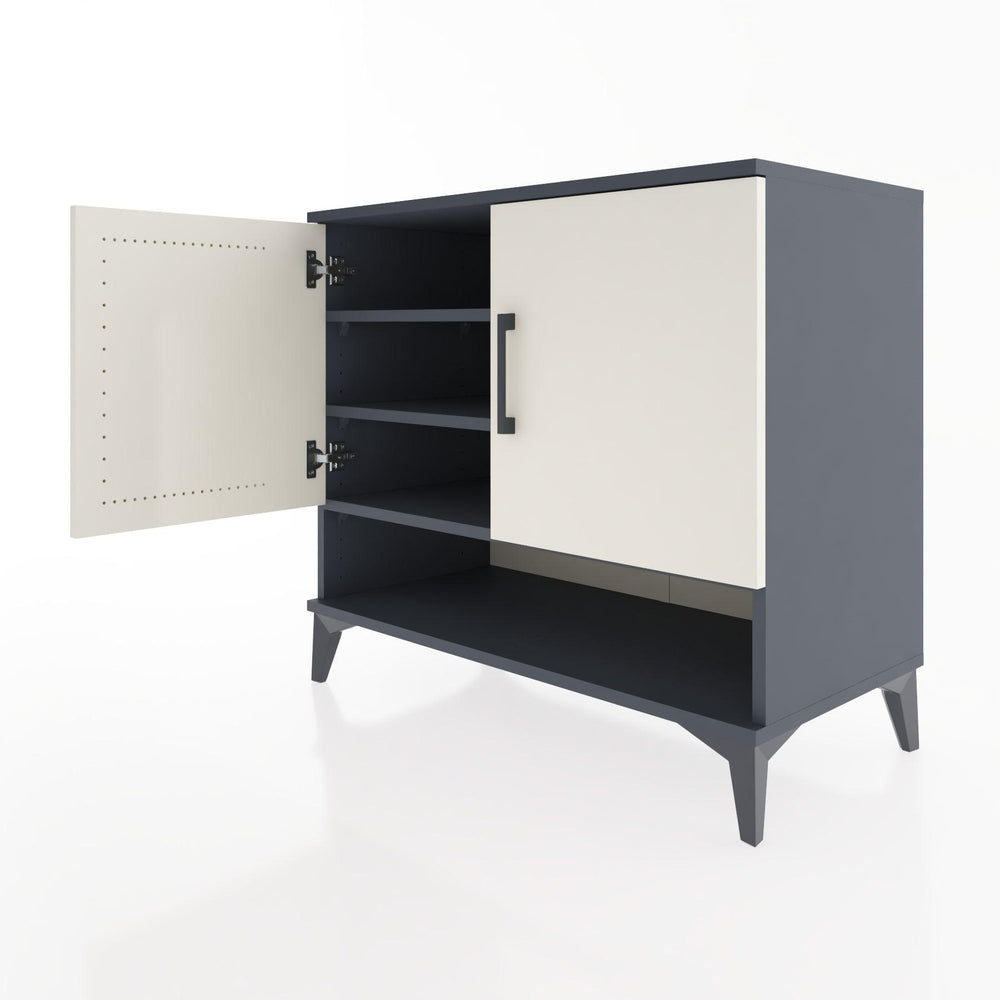 Woodntry Modular Dresser Anthracite 88x44x68 cm with Cover and Shelf KR4-2