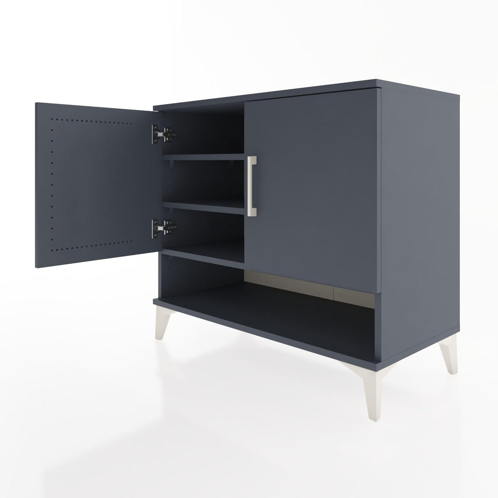 Woodntry Modular Dresser Anthracite 88x44x68 cm with Cover and Shelf KR4-2