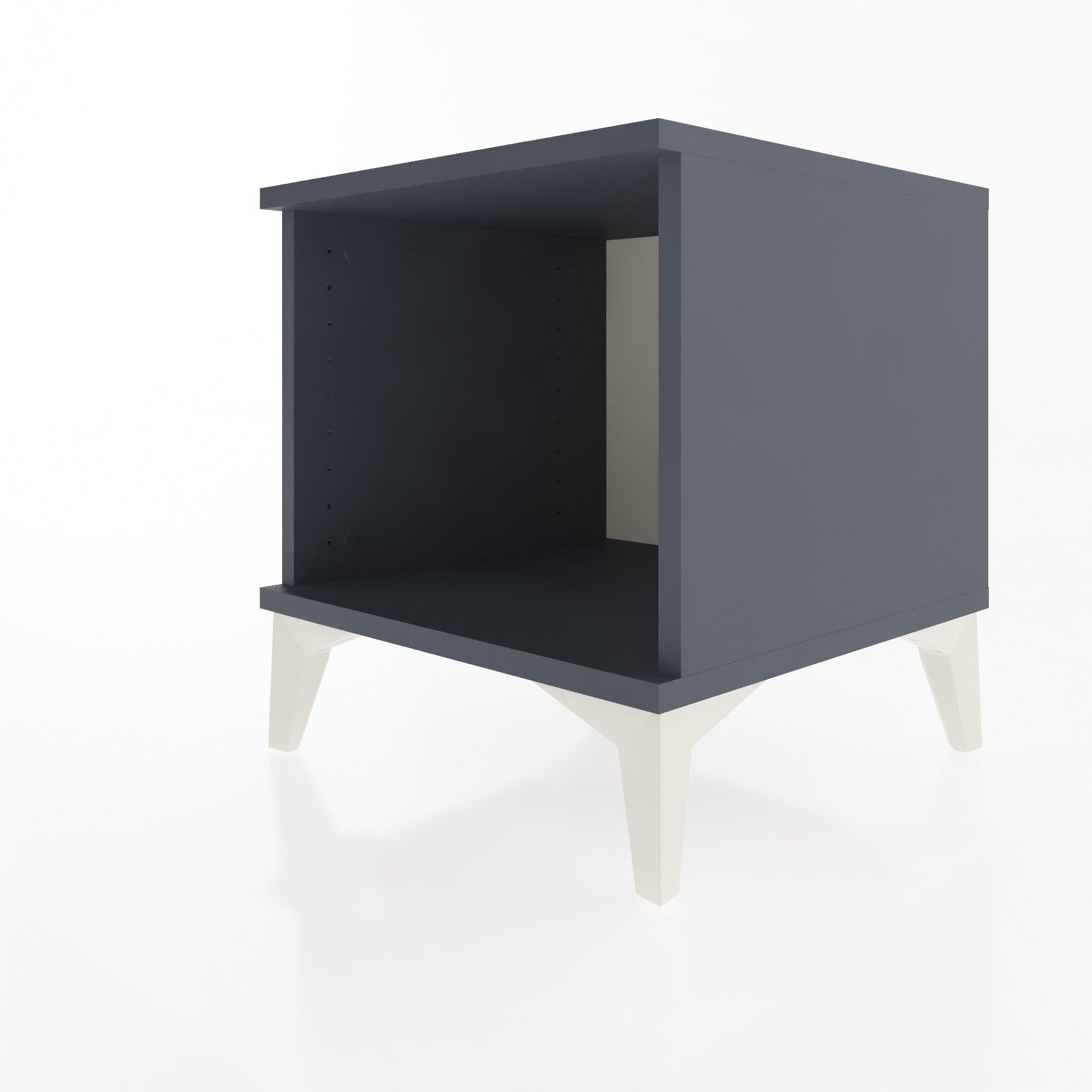 Woodntry Modular Nightstand Anthracite 44x44x36 cm Shelf R4-2