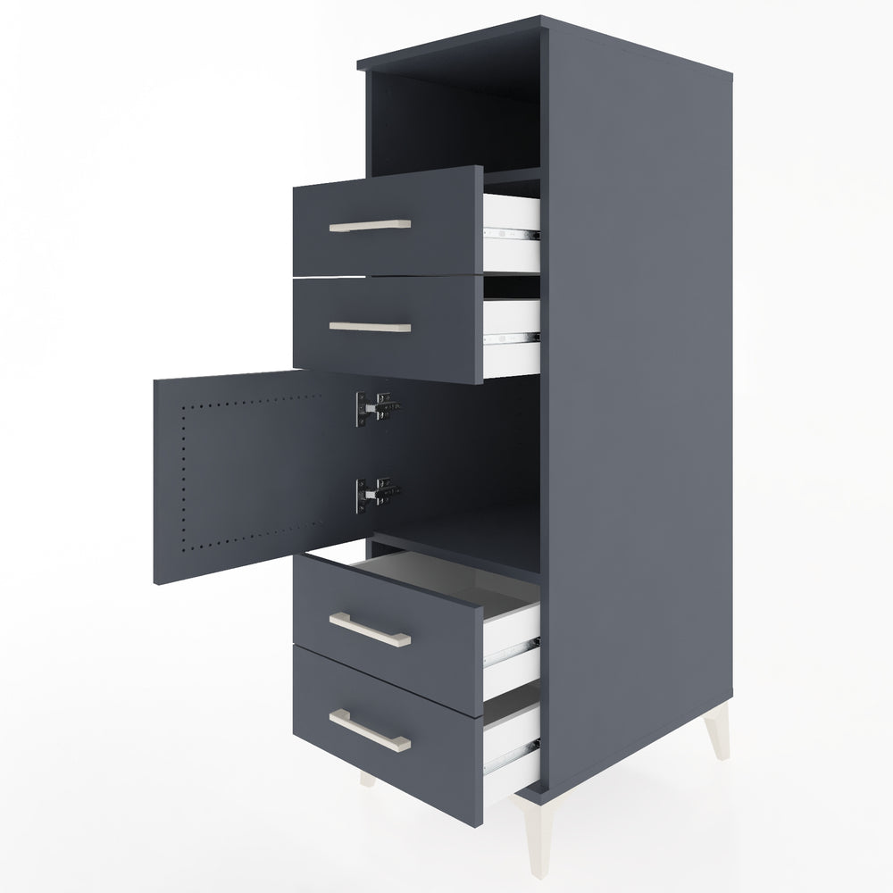 Woodntry Modular Cabinet Anthracite 44x59x122 cm Functional F54-2