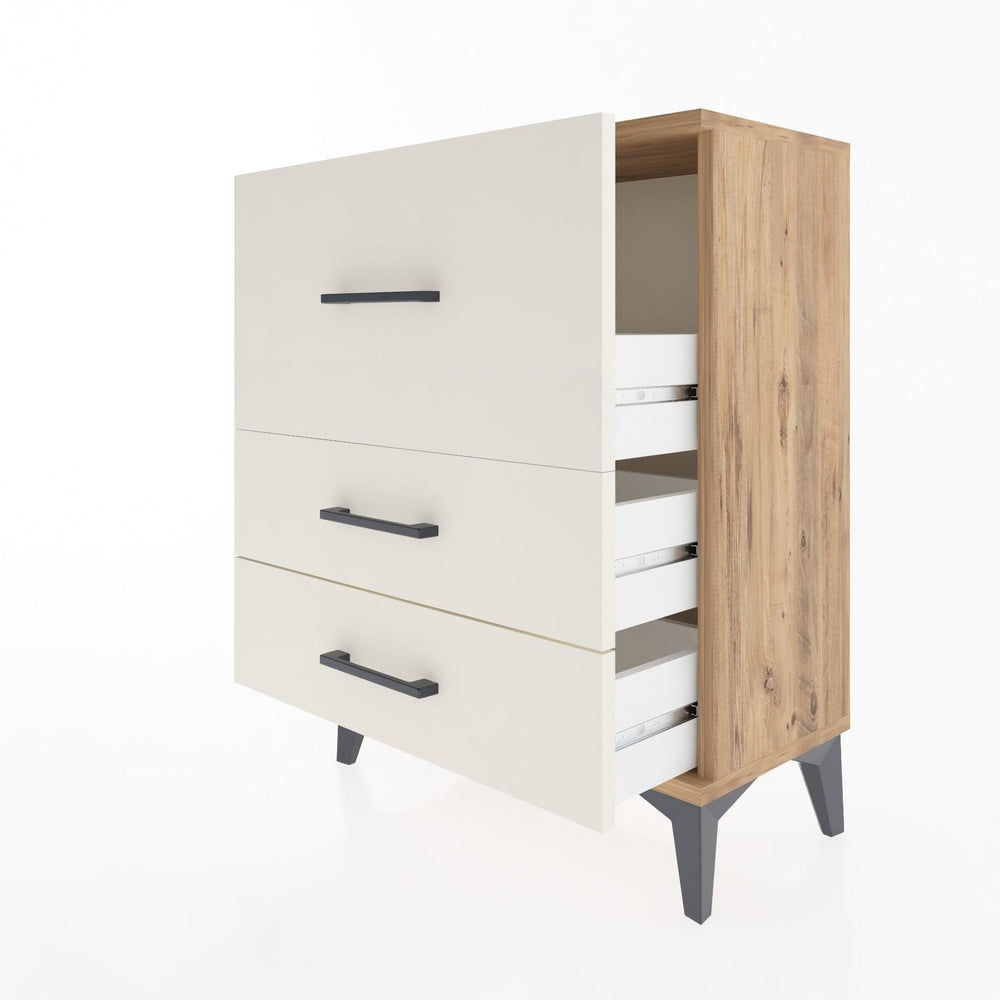 Woodntry Modular Nightstand Pine 60x30x68 cm Drawer C4-3