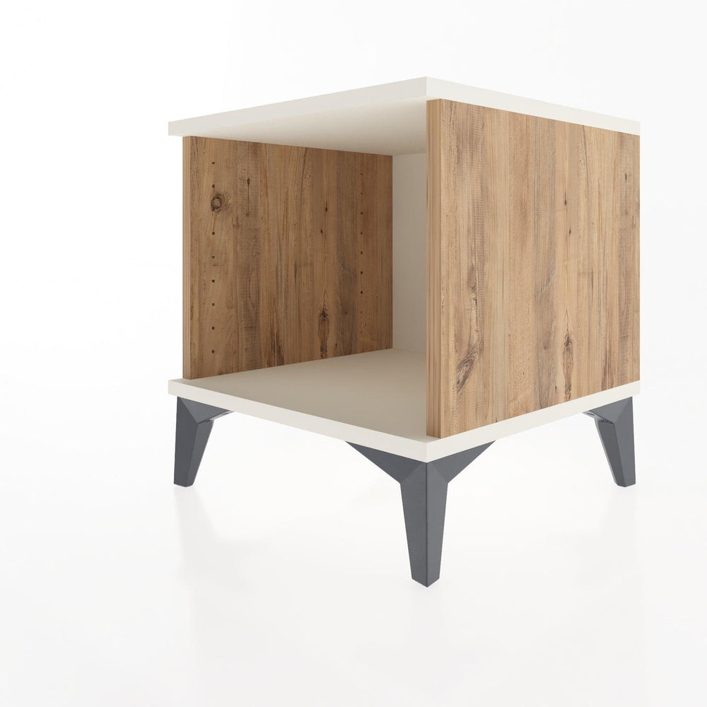 Woodntry Modular Nightstand Pine 44x44x36 cm Shelf R4-3