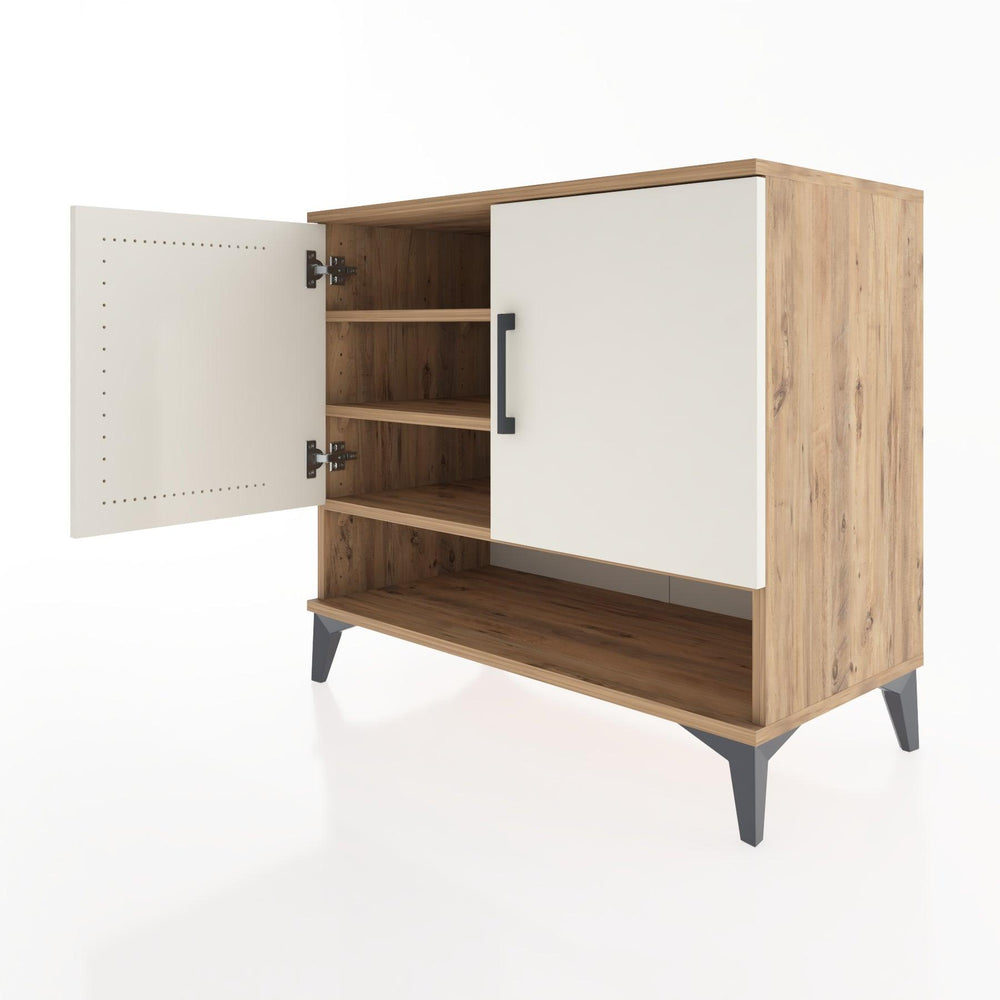 Woodntry Modüler Şifonyer Çam 88x44x68 cm Kapaklı ve Raflı KR4-3