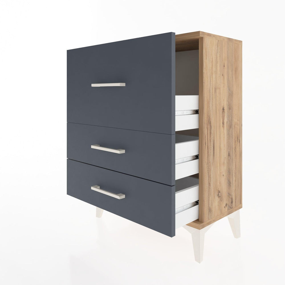 Woodntry Modular Nightstand Pine 60x30x68 cm Drawer C4-3