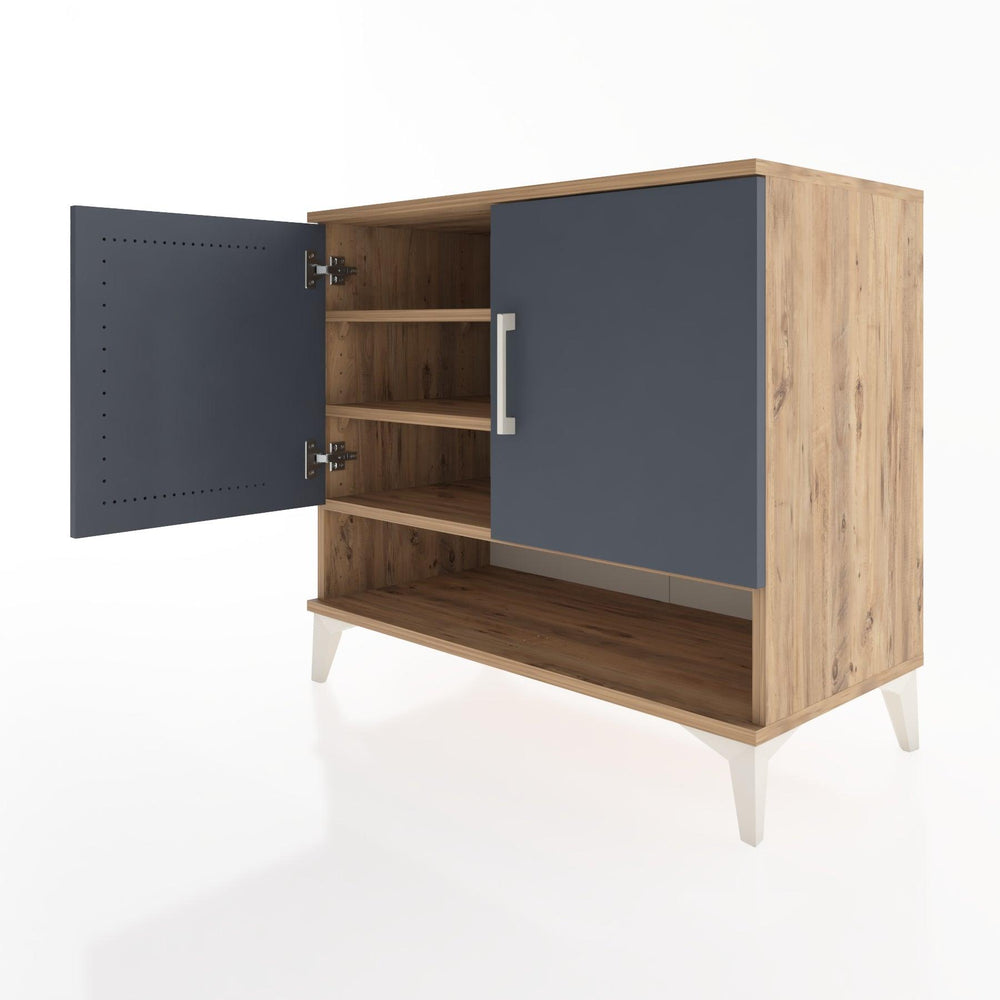 Woodntry Modüler Şifonyer Çam 88x44x68 cm Kapaklı ve Raflı KR4-3