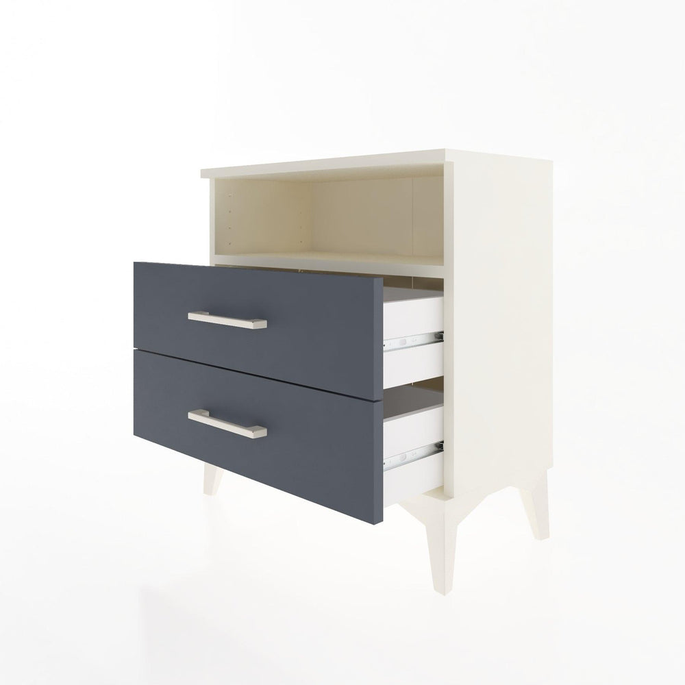 Woodntry Modüler Komodin Aytaşı 60x30x52 cm Çekmeceli ve Raflı CR5-1