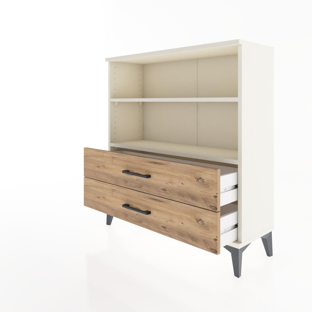 Woodntry Modüler Şifonyer Aytaşı 88x30x84 cm Çekmeceli ve Raflı CR5-1