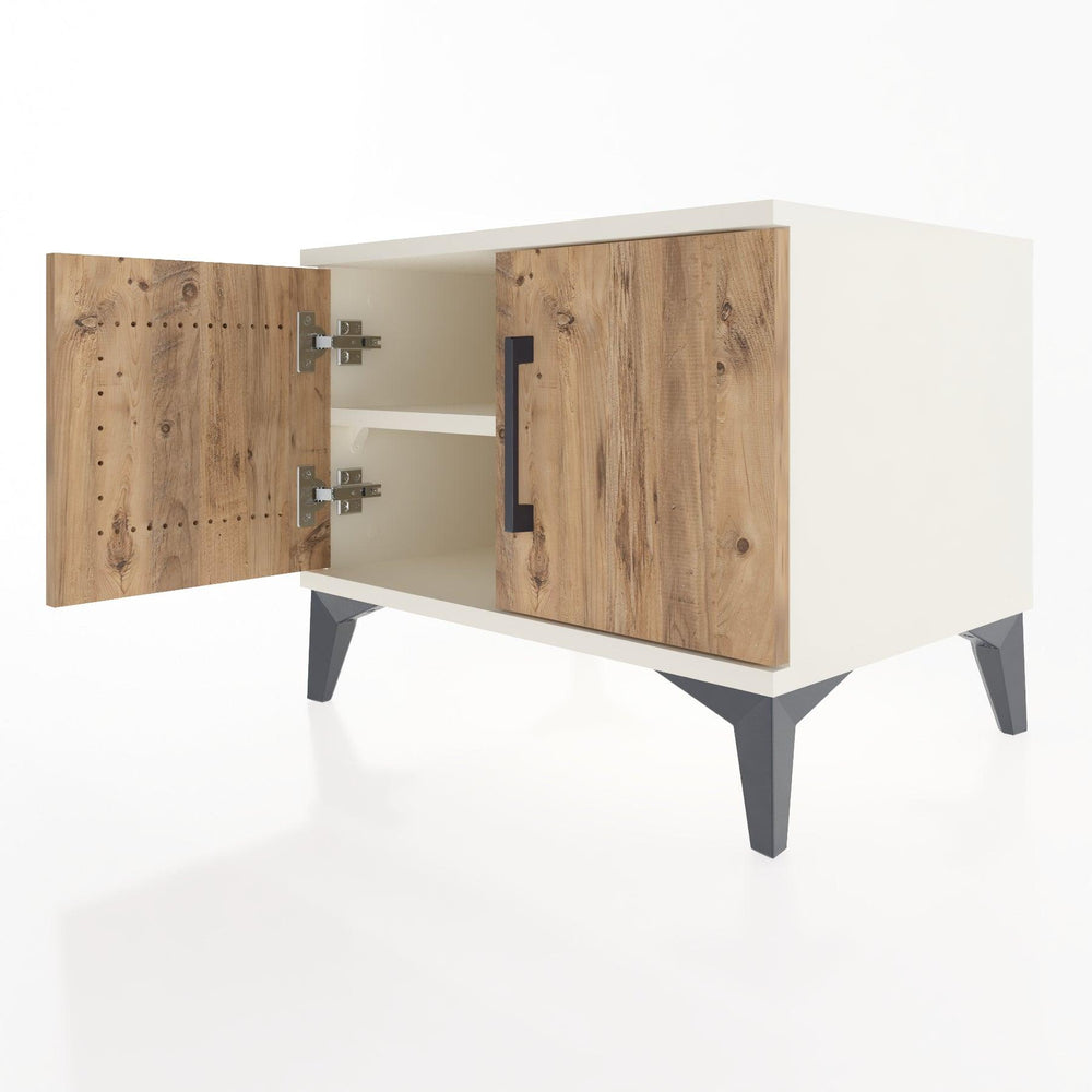 Woodntry Modular Nightstand Moonstone 60x44x68 cm with Lid K5-1