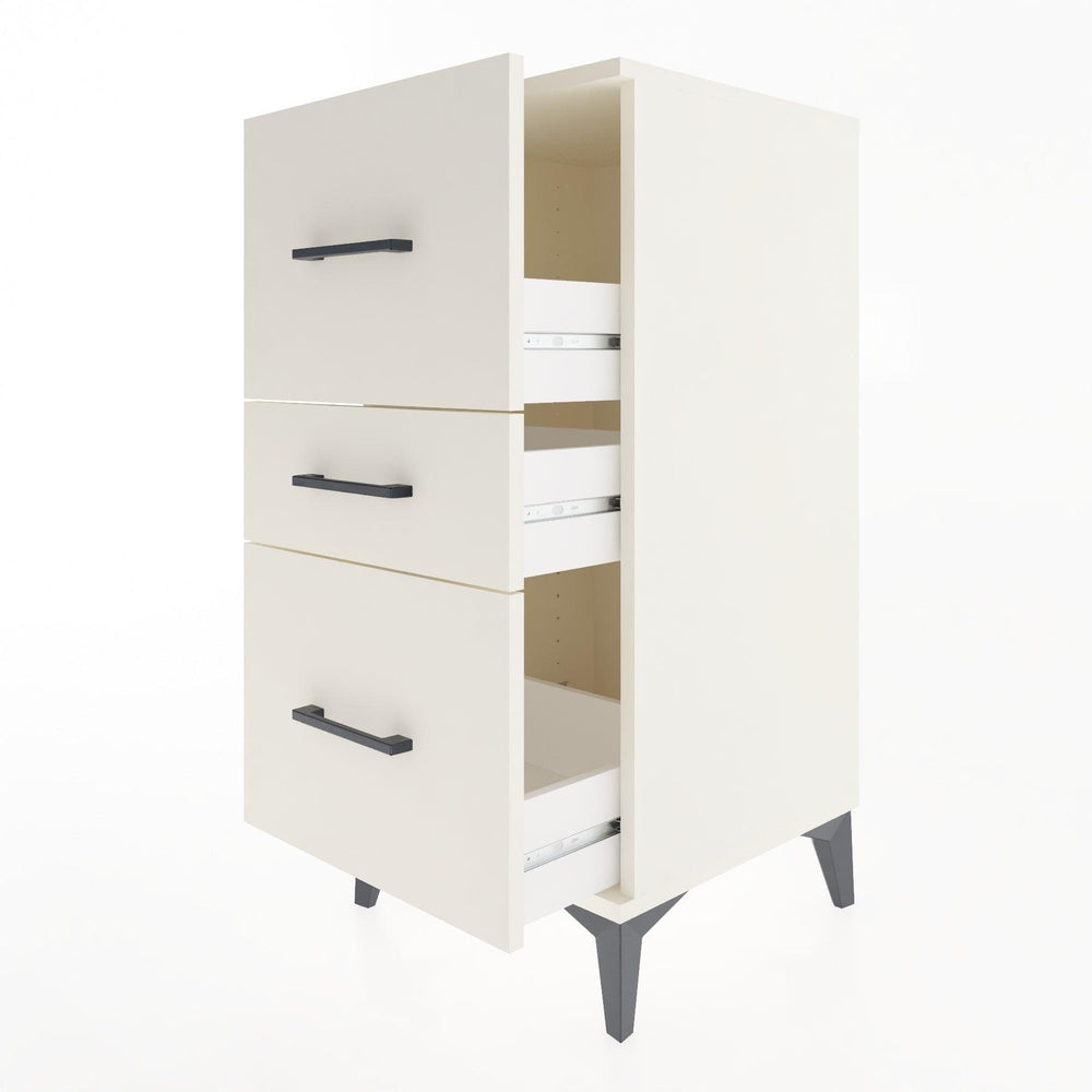 Woodntry Modular Nightstand Moonstone 44x44x84 cm Drawer C5-1