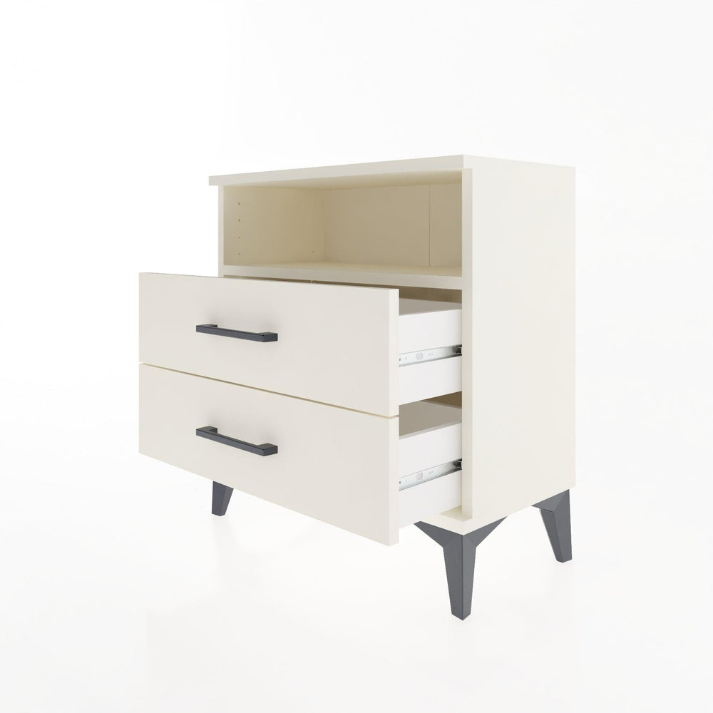 Woodntry Modüler Komodin Aytaşı 60x30x52 cm Çekmeceli ve Raflı CR5-1