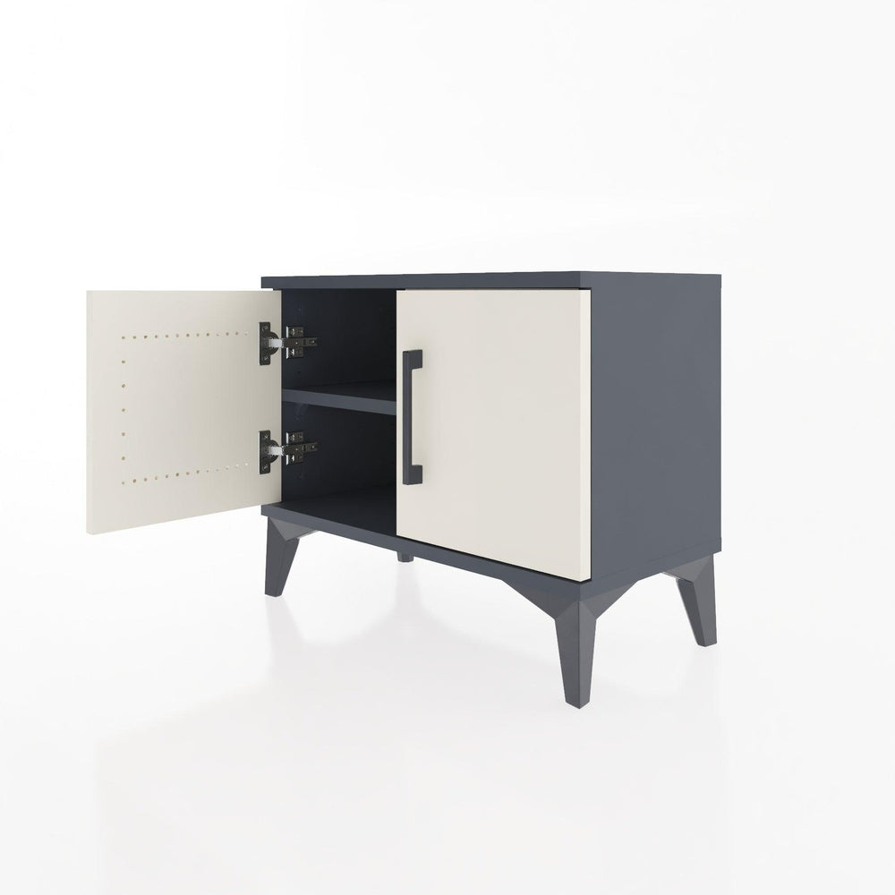 Woodntry Modular Nightstand Anthracite 60x30x36 cm with Lid K5-2