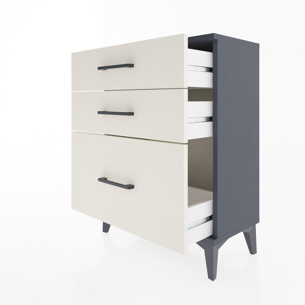 Woodntry Modular Nightstand Anthracite 60x30x68 cm Drawer C5-2