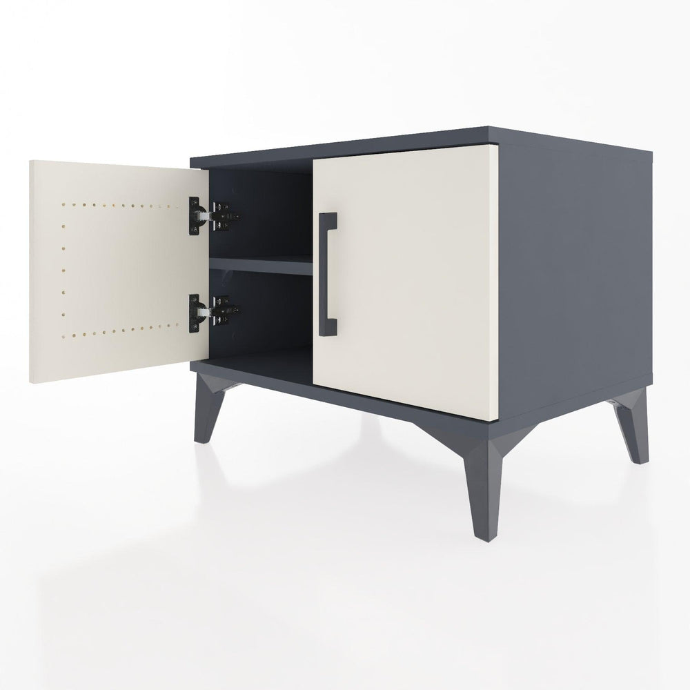 Woodntry Modular Nightstand Anthracite 60x44x68 cm Lidded K5-2