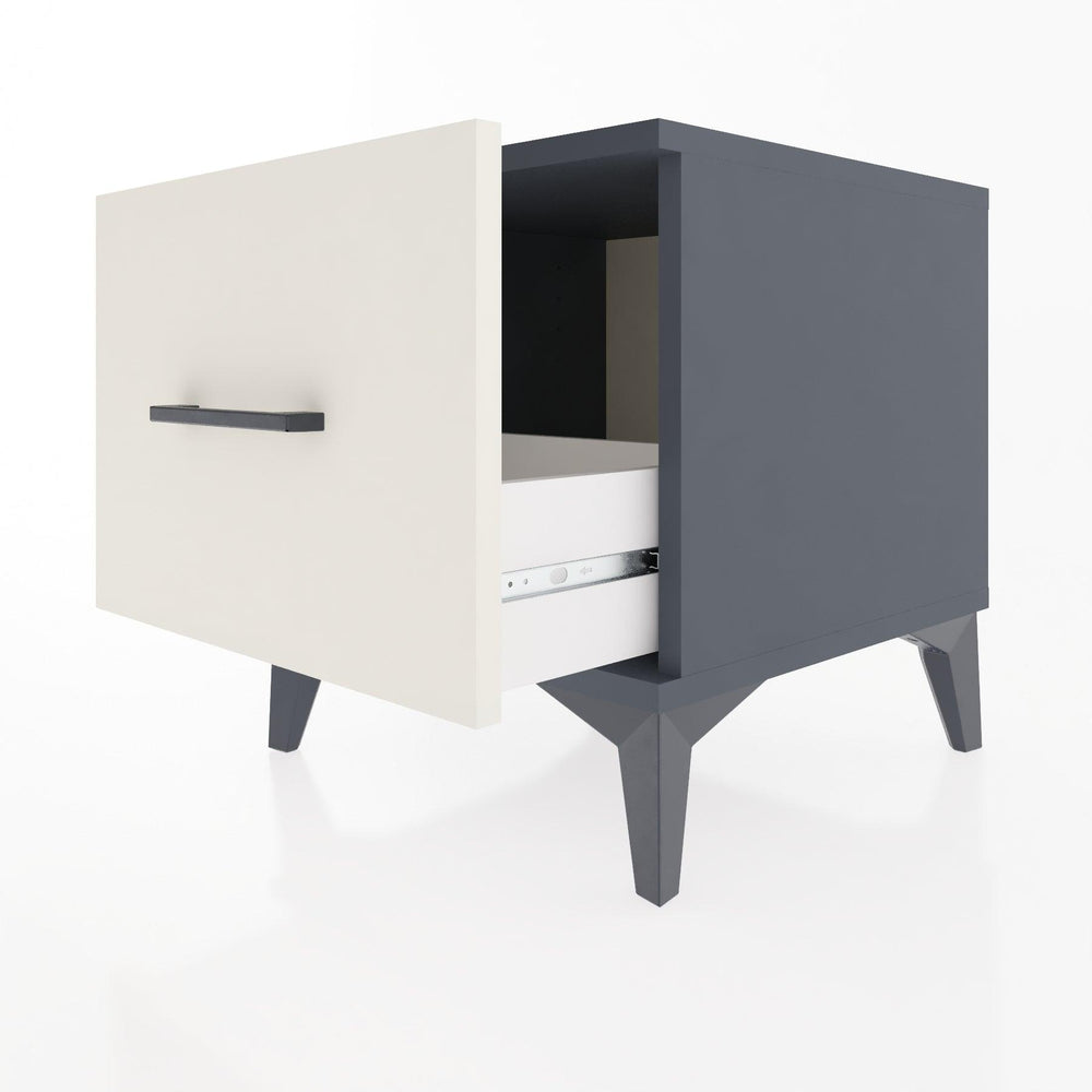 Woodntry Modüler Komodin Antrasit 44x44x36 cm Çekmeceli C5-2