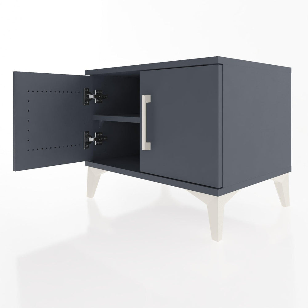 Woodntry Modular Nightstand Anthracite 60x44x68 cm Lidded K5-2