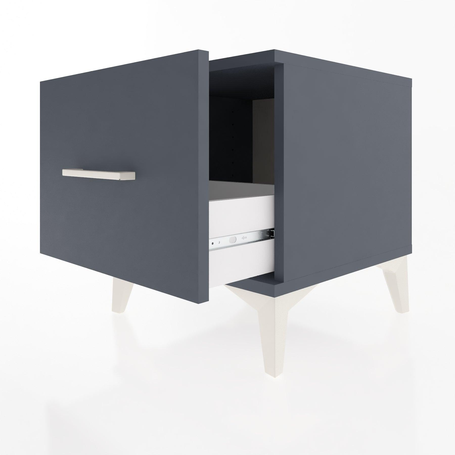 Woodntry Modular Nightstand Anthracite 44x44x36 cm Drawer C5-2