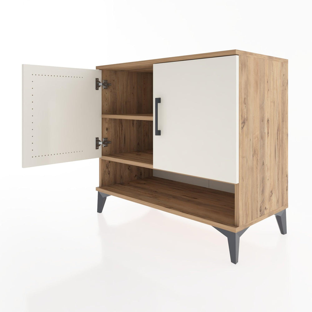 Woodntry Modüler Şifonyer Çam 88x44x68 cm Kapaklı ve Raflı KR5-3