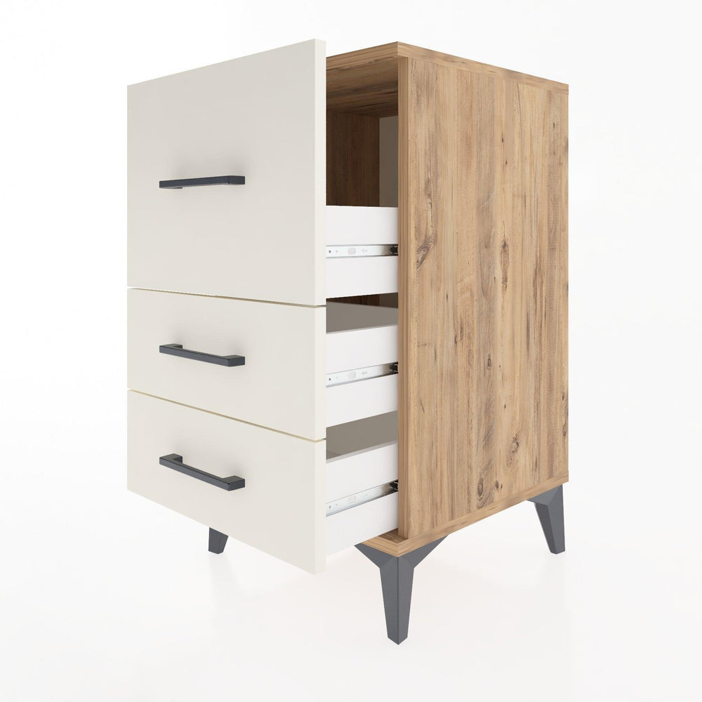 Woodntry Modular Nightstand Pine 44x44x68 cm Drawer C5-3