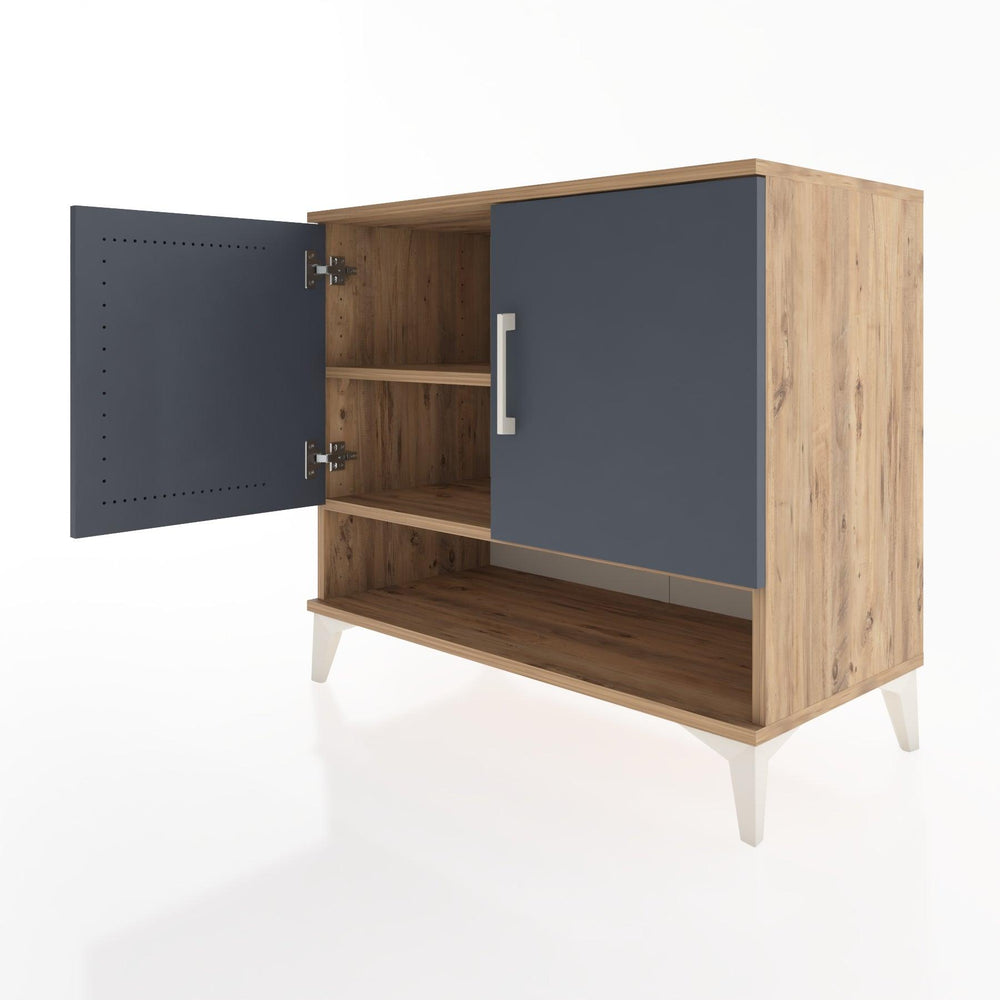 Woodntry Modüler Şifonyer Çam 88x44x68 cm Kapaklı ve Raflı KR5-3