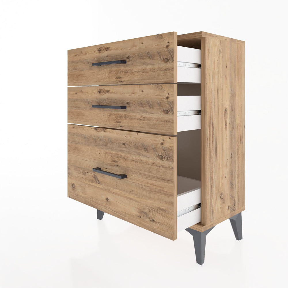Woodntry Modular Nightstand Pine 60x30x68 cm Drawer C5-3