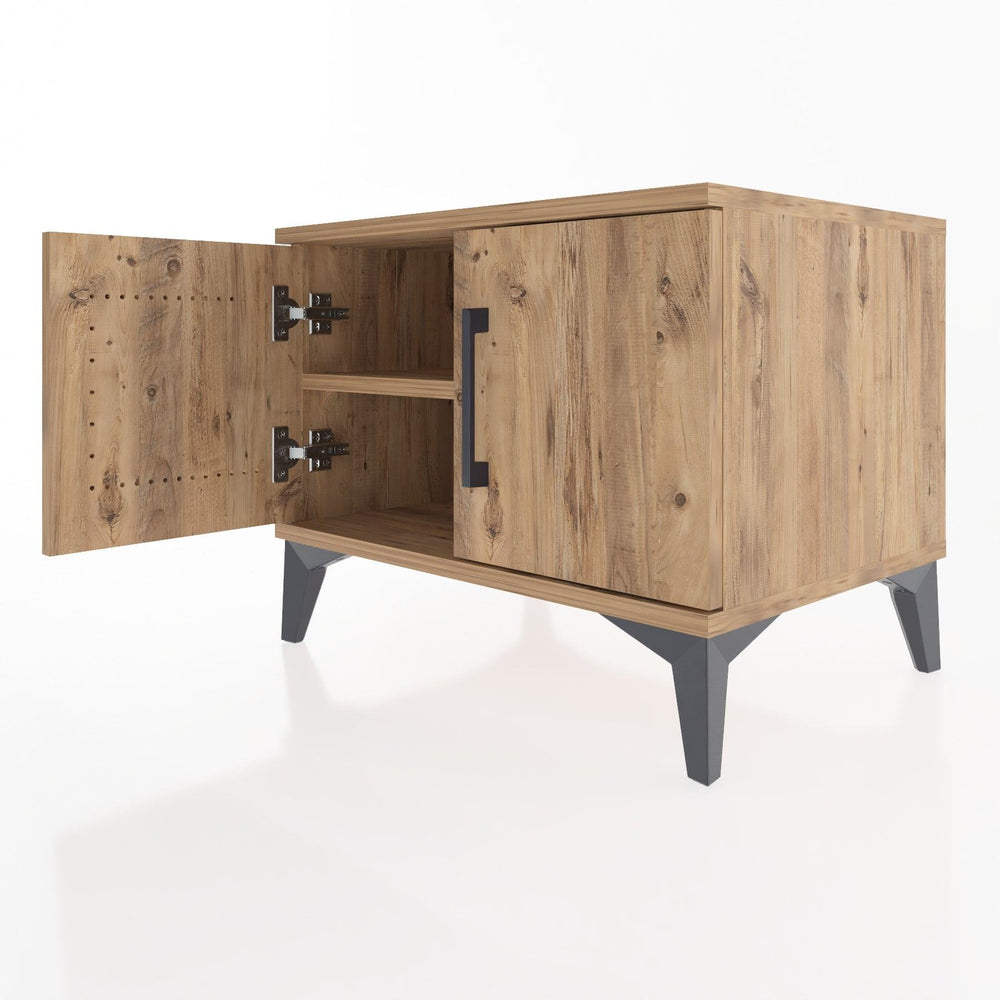 Woodntry Modular Nightstand Pine 60x44x68 cm With Cover K5-3