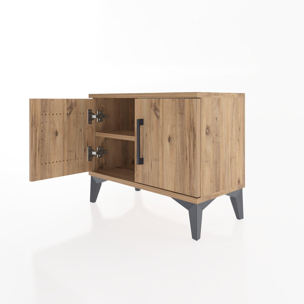 Woodntry Modular Nightstand Pine 60x30x36 cm With Cover K5-3