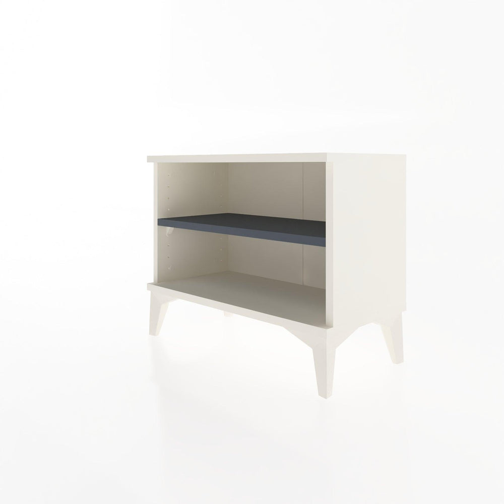 Woodntry Modular Nightstand Moonstone 60x30x36 cm with Shelf R6-1