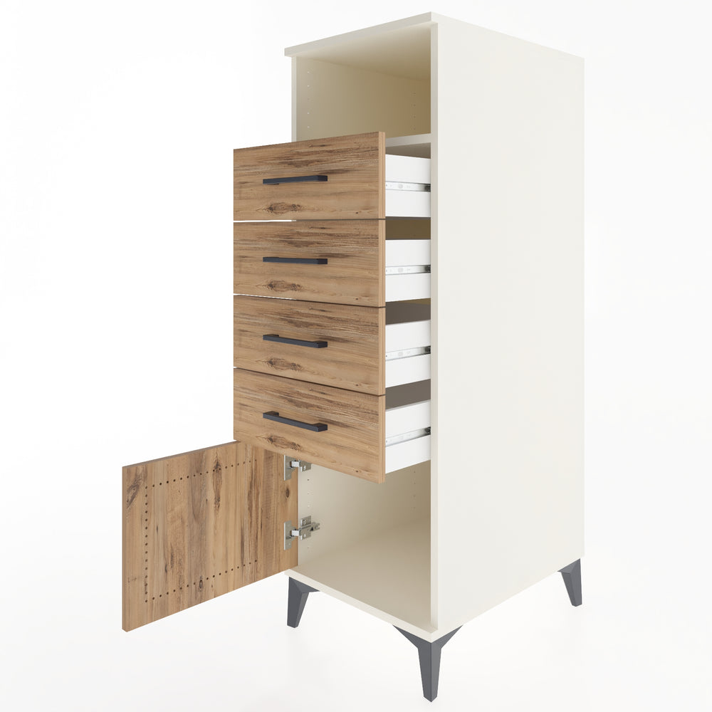Woodntry Modular Cabinet Moonstone 44x59x122 cm Functional F56-1