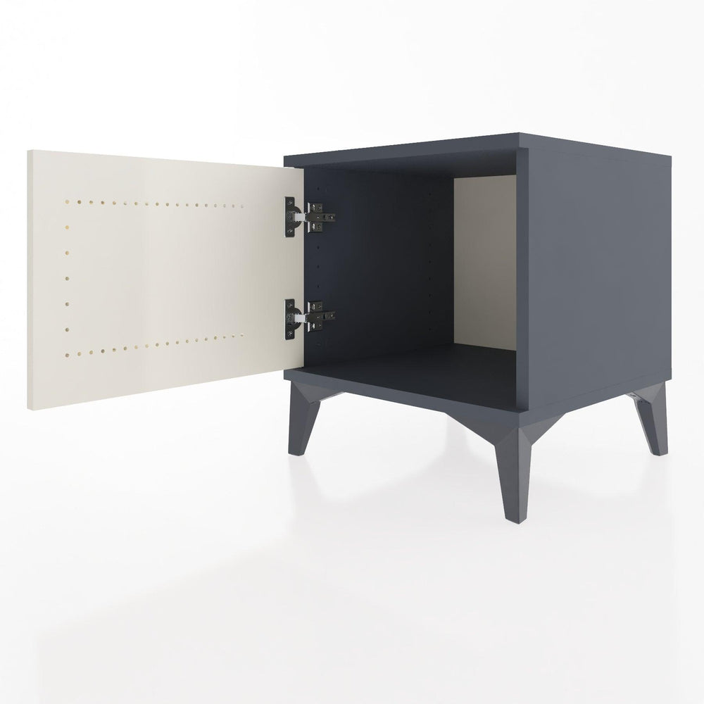 Woodntry Modular Nightstand Anthracite 44x44x36 cm Lidded K6-2