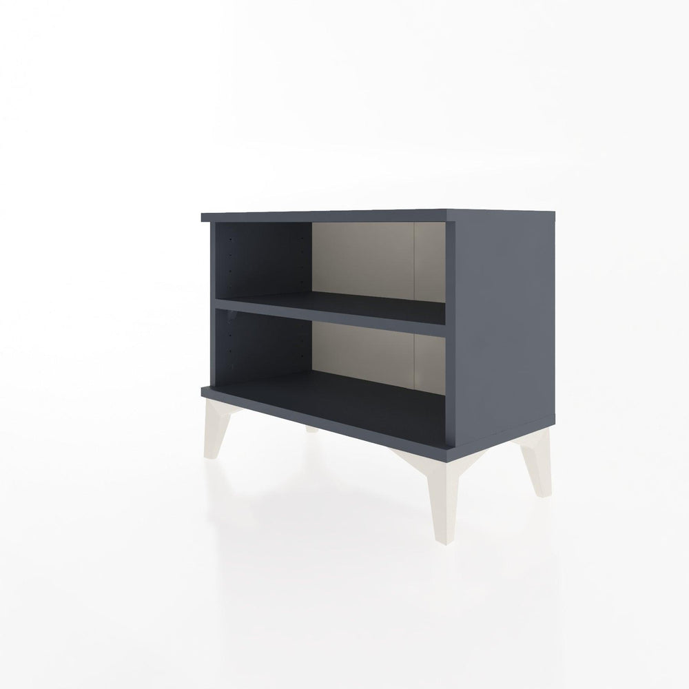 Woodntry Modular Nightstand Anthracite 60x30x36 cm with Shelf R6-2