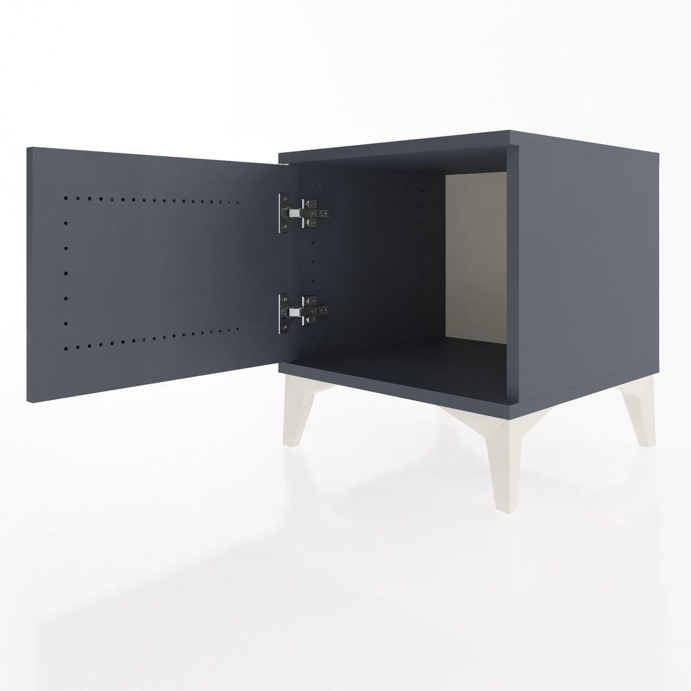 Woodntry Modular Nightstand Anthracite 44x44x36 cm Lidded K6-2