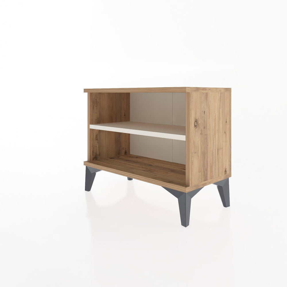 Woodntry Modular Nightstand Pine 60x30x36 cm with Shelf R6-3