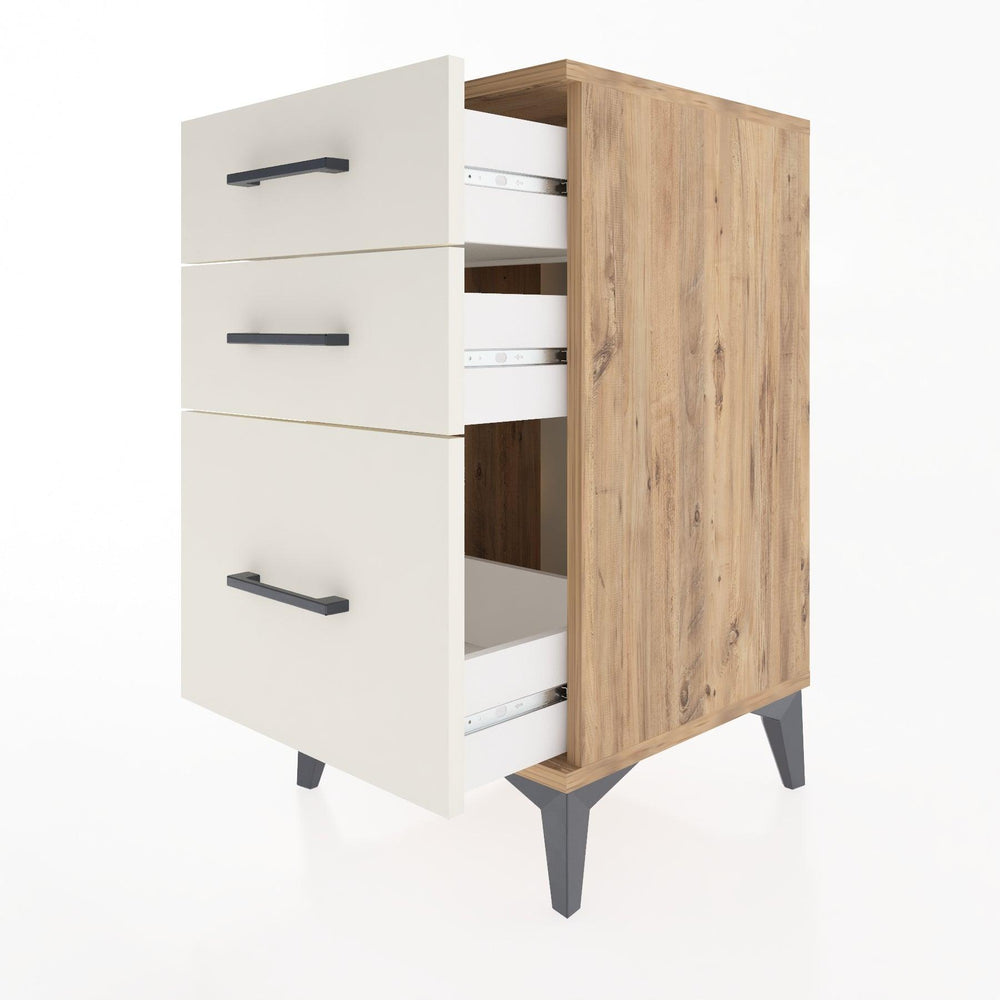 Woodntry Modular Nightstand Pine 44x44x68 cm Drawer C6-3