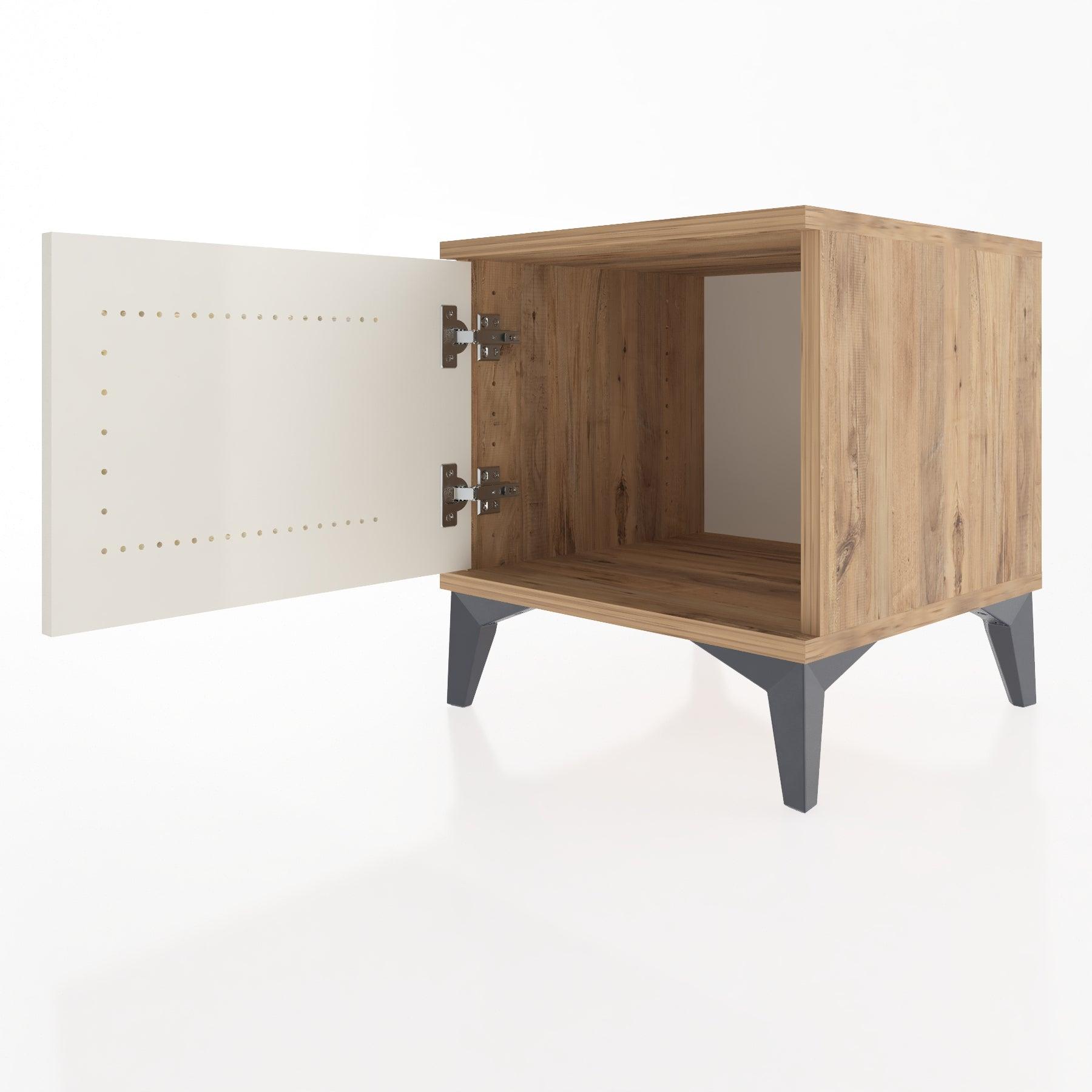 Woodntry Modular Nightstand Pine 44x44x36 cm Covered K6-3