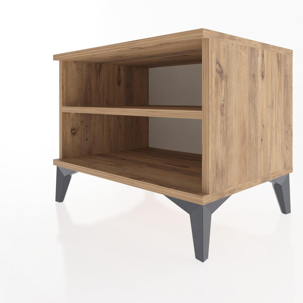 Woodntry Modular Nightstand Pine 60x44x68 cm with Shelf R6-3