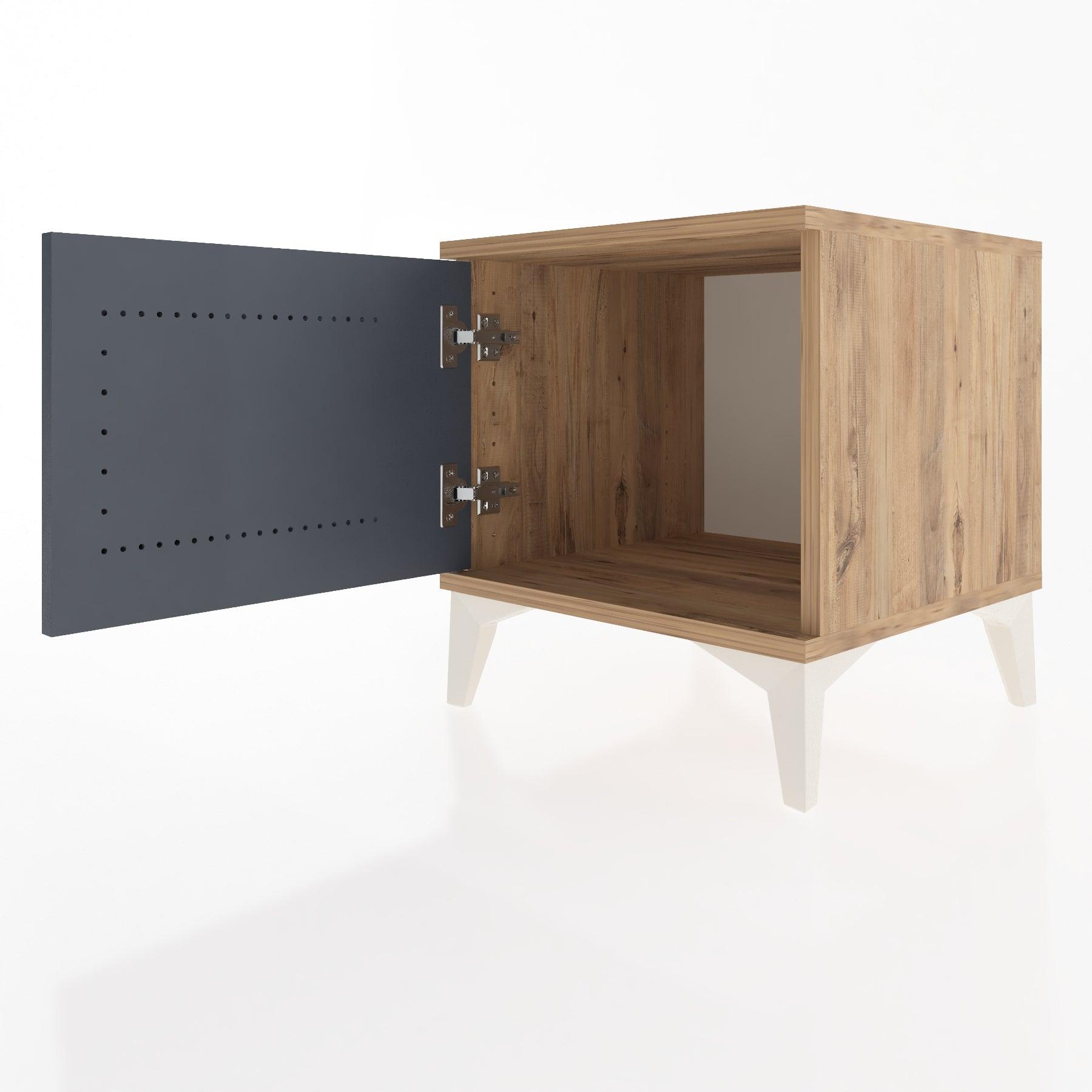 Woodntry Modular Nightstand Pine 44x44x36 cm Covered K6-3