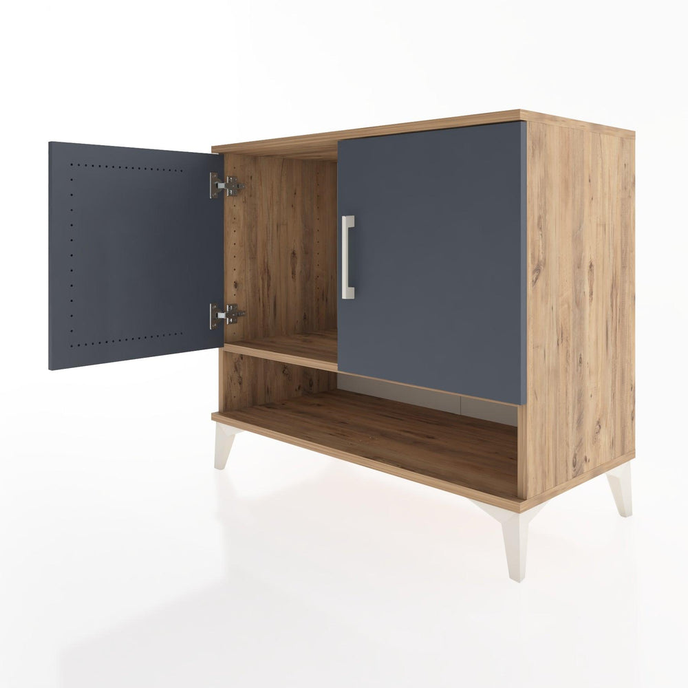 Woodntry Modüler Şifonyer Çam 88x44x68 cm Kapaklı ve Raflı KR6-3