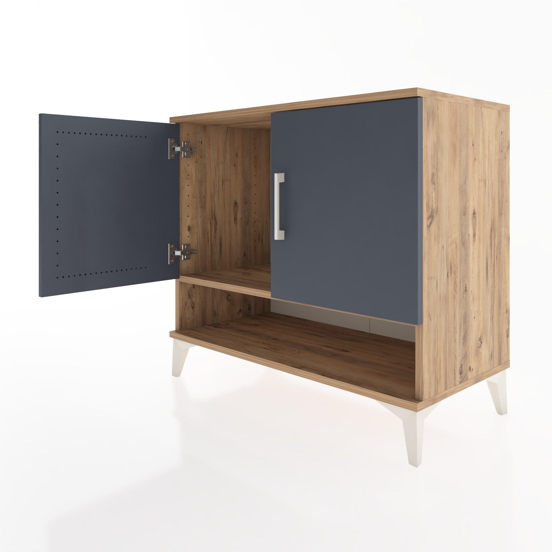 Woodntry Modular Dresser Pine 88x44x68 cm with Cover and Shelf KR6-3