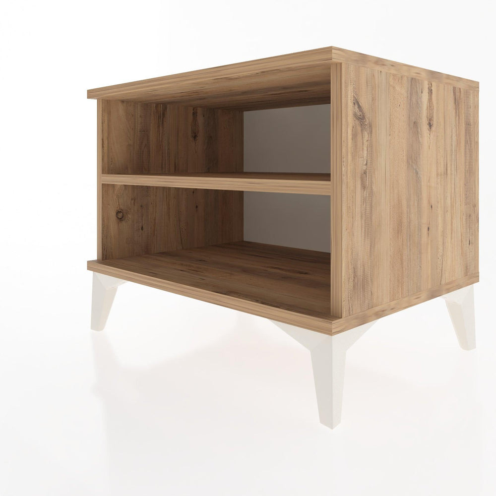 Woodntry Modular Nightstand Pine 60x44x68 cm with Shelf R6-3