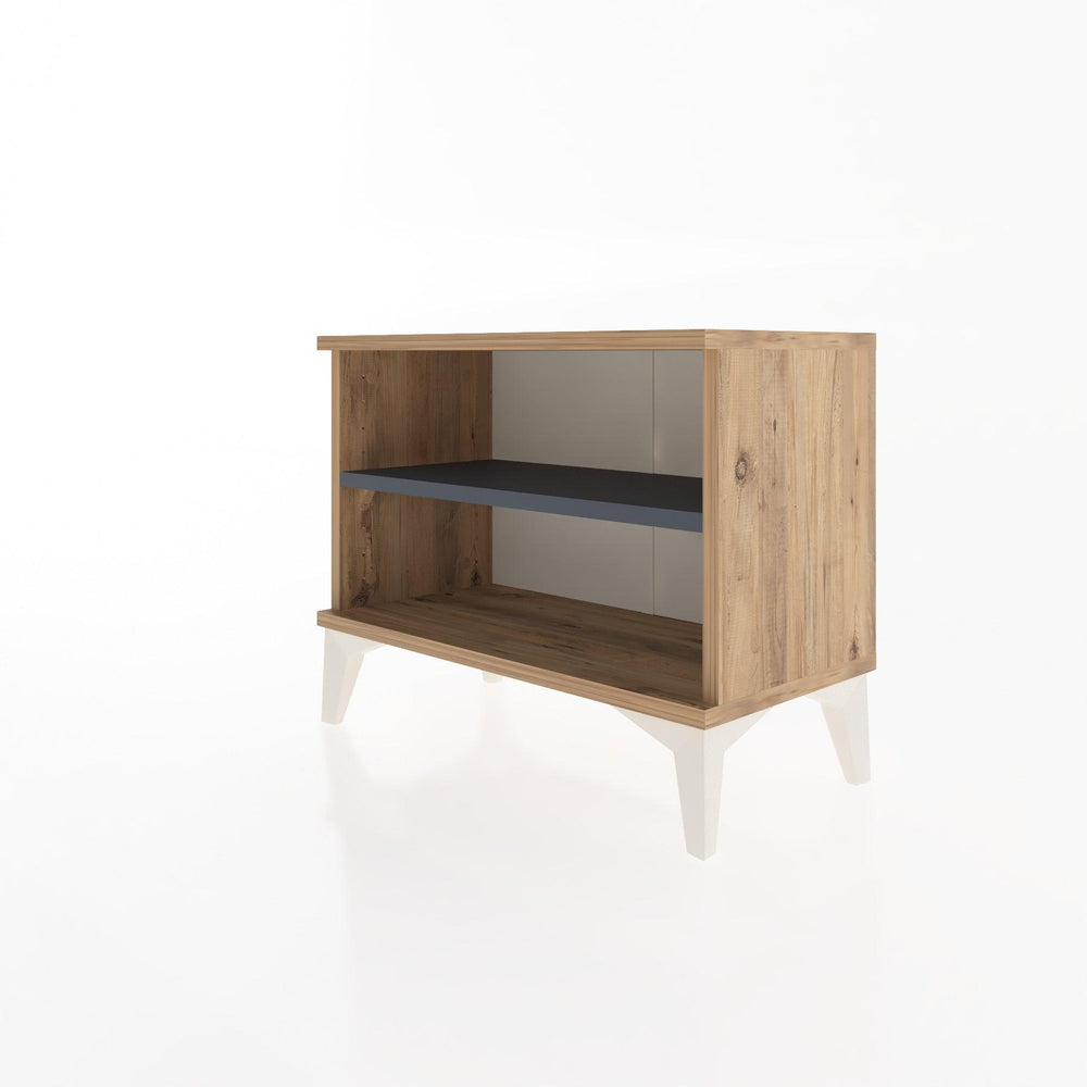 Woodntry Modular Nightstand Pine 60x30x36 cm with Shelf R6-3