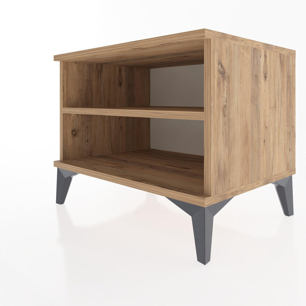 Woodntry Modular Nightstand Pine 60x44x68 cm with Shelf R6-3