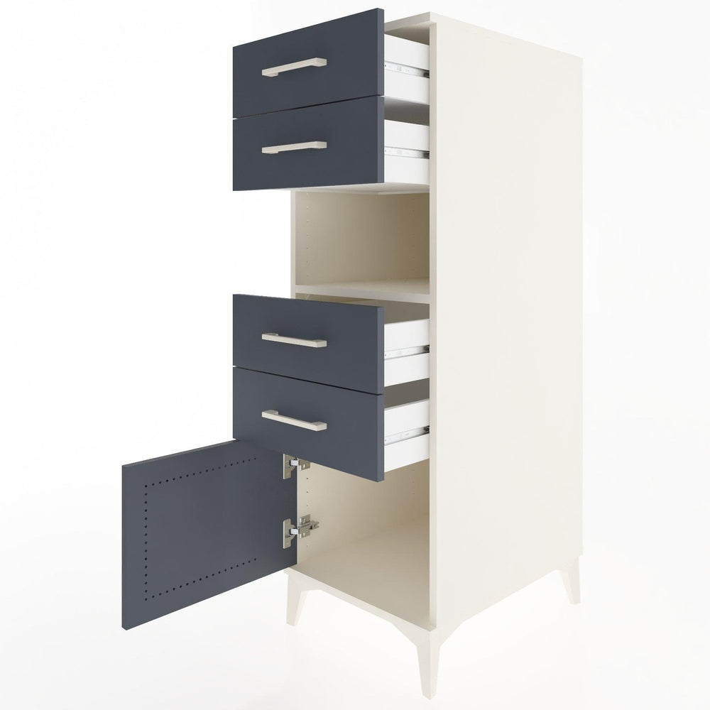 Woodntry Modular Cabinet Moonstone 44x30x122 cm Functional F7-1