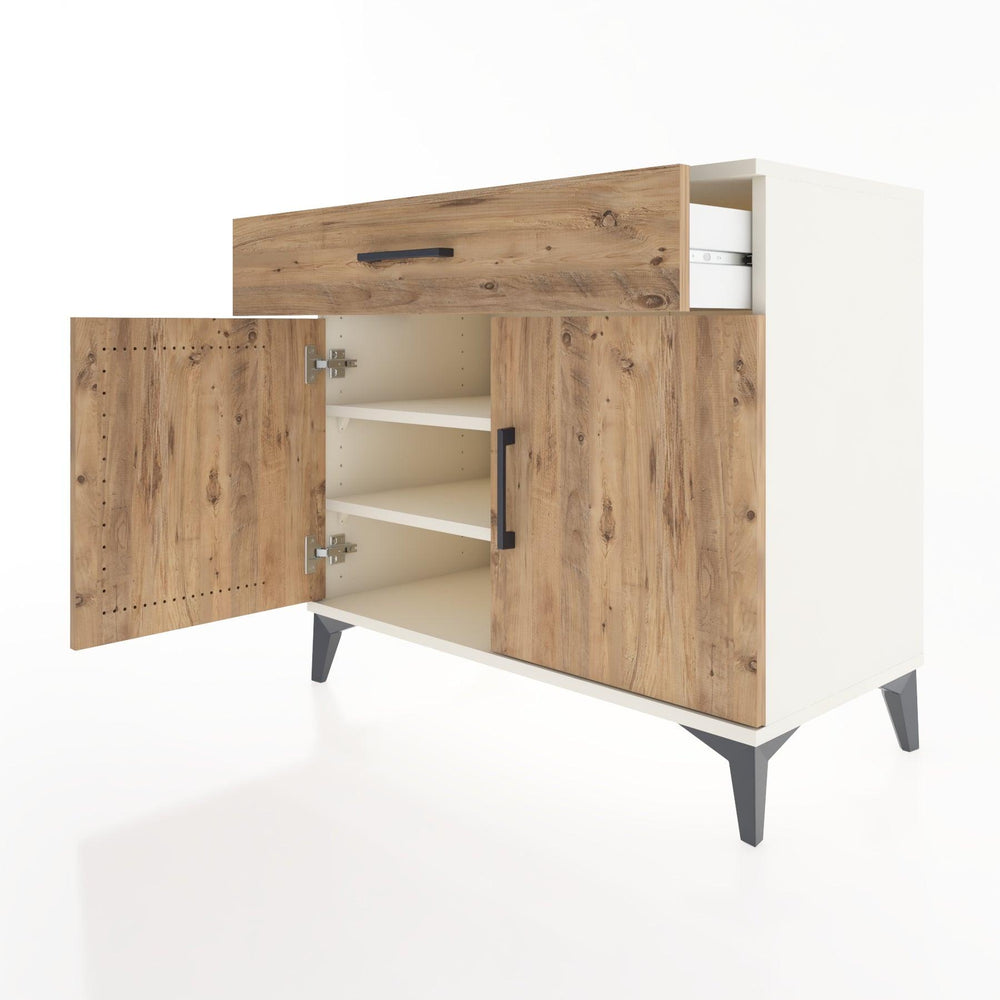 Woodntry Modular Dresser Moonstone 88x44x68 cm with Cover and Drawer KC7-1