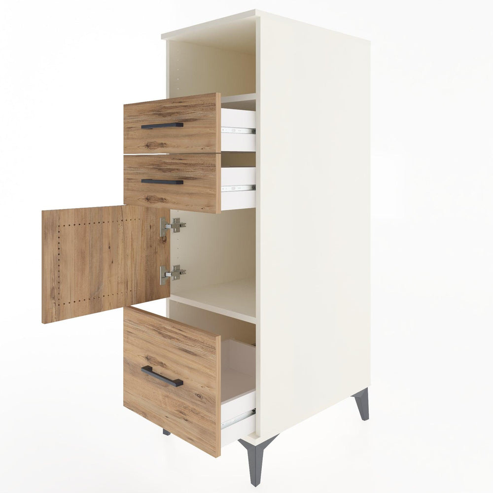 Woodntry Modular Cabinet Moonstone 44x59x122 cm Functional F107-1