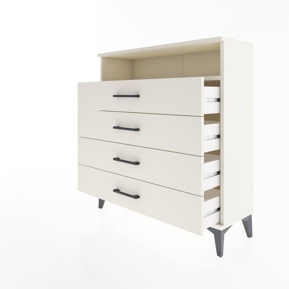 Woodntry Modular Dresser Moonstone 88x30x84 cm with Drawers and Shelves CR7-1